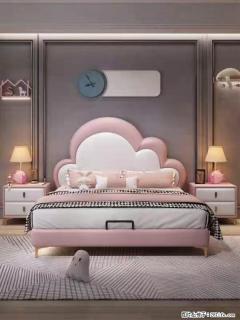 佛山大厂货，高质量仿真皮，实木床边，高密度海绵，带实木床板，全新包装，特价处理 - 和田28生活网 ht.28life.com